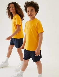 M&S Collection Unisex Sports School Shorts (2-16 Yrs) -School Uniform Sales Store SD 04 T76 3235 F0 X EC 0