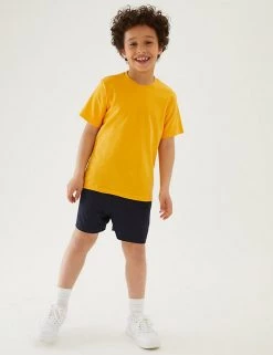 M&S Collection Unisex Sports School Shorts (2-16 Yrs) -School Uniform Sales Store SD 04 T76 3235 F0 X EC 2