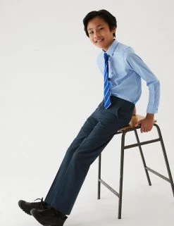 M&S Collection 2pk Boys' Regular Leg School Trousers (2-18 Yrs) -School Uniform Sales Store SD 04 T76 3632 F0 X EC 0