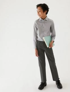 M&S Collection 2pk Boys' Regular Leg School Trousers (2-18 Yrs) -School Uniform Sales Store SD 04 T76 3632 VP X EC 0