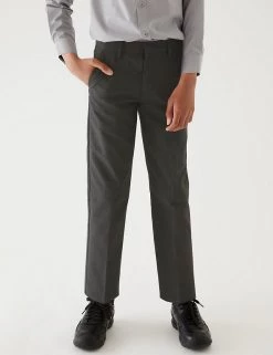 M&S Collection 2pk Boys' Regular Leg School Trousers (2-18 Yrs) -School Uniform Sales Store SD 04 T76 3632 VP X EC 1