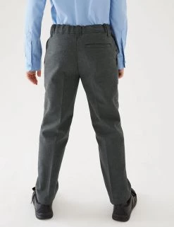 M&S Collection 2pk Boys' Slim Leg School Trousers (2-18 Yrs) -School Uniform Sales Store SD 04 T76 3643L T0 X EC 2