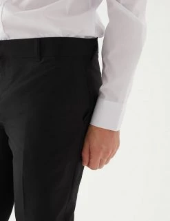 M&S Collection 2pk Boys' Slim Leg School Trousers (2-18 Yrs) -School Uniform Sales Store SD 04 T76 3643L Y0 X EC 4