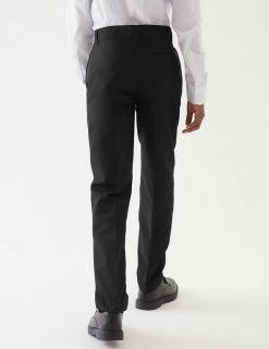 M&S Collection 2pk Boys' Slim Leg Plus Fit School Trousers (2-18 Yrs) -School Uniform Sales Store SD 04 T76 3643P Y0 X EC 2