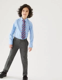 M&S Collection Boys' 2pk Slim Leg School Trousers (2-18 Yrs) -School Uniform Sales Store SD 04 T76 3643 T0 X EC 0