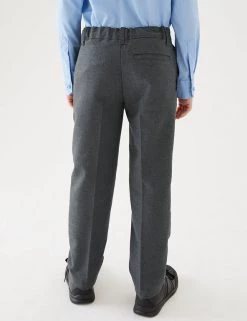 M&S Collection 2pk Boys' Slim Leg Slim Fit School Trousers (2-18 Yrs) -School Uniform Sales Store SD 04 T76 3645 T0 X EC 2