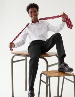 M&S Collection 2pk Boys' Slim Leg Slim Fit School Trousers (2-18 Yrs) -School Uniform Sales Store SD 04 T76 3645 Y0 X EC 0