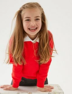 M&S Collection Jumpers 2pk Unisex Pure Cotton School Jumper (3-18 Yrs) -School Uniform Sales Store SD 04 T76 3919 B0 X EC 1
