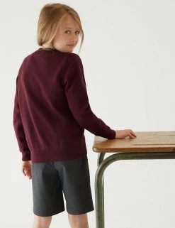 M&S Collection Jumpers 2pk Unisex Pure Cotton School Jumper (3-18 Yrs) -School Uniform Sales Store SD 04 T76 3919 XM X EC 3