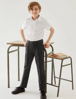 M&S Collection Boys' Regular Leg Slim Fit School Trousers (2-18 Yrs) -School Uniform Sales Store SD 04 T76 4631 T0 X EC 0