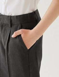 M&S Collection Boys' Regular Leg Slim Fit School Trousers (2-18 Yrs) -School Uniform Sales Store SD 04 T76 4631 T0 X EC 4