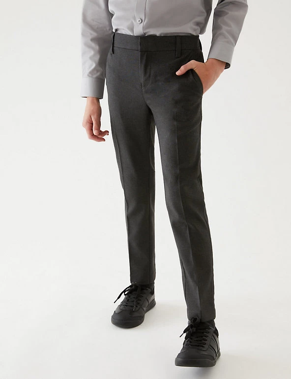 M&S Collection Boys' Super Skinny Leg School Trousers (2-18 Yrs) 11 M&S Collection Boys' Super Skinny Leg School Trousers (2-18 Yrs) - Image 9