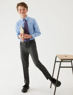 M&S Collection Boys' Skinny Leg School Trousers (2-18 Yrs) 34 M&S Collection Boys' Skinny Leg School Trousers (2-18 Yrs) -School Uniform Sales Store SD 04 T76 4765 T0 X EC 0