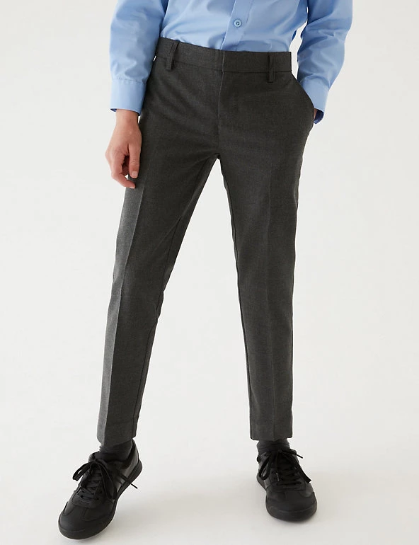 M&S Collection Boys' Skinny Leg School Trousers (2-18 Yrs) 18 M&S Collection Boys' Skinny Leg School Trousers (2-18 Yrs) - Image 16