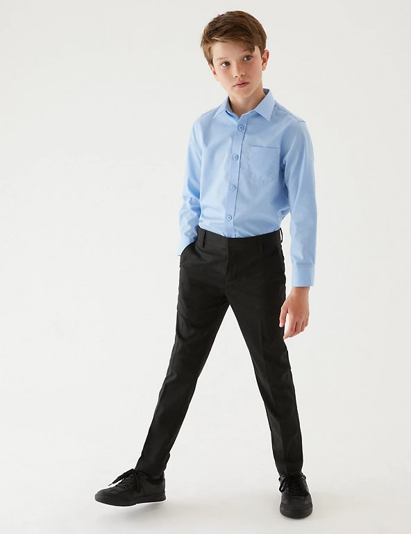 M&S Collection Boys' Skinny Leg School Trousers (2-18 Yrs) 10 M&S Collection Boys' Skinny Leg School Trousers (2-18 Yrs) - Image 8