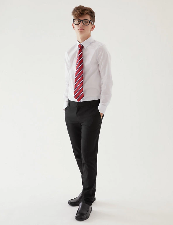 M&S Collection Boys' Skinny Leg School Trousers (2-18 Yrs) 3 M&S Collection Boys' Skinny Leg School Trousers (2-18 Yrs)