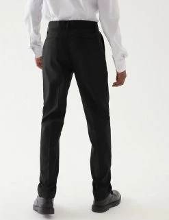 Boys' Plus Fit Slim Leg School Trousers (2-18 Yrs) -School Uniform Sales Store SD 04 T76 4791P Y0 X EC 2