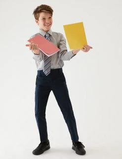 M&S Collection Boys’ Slim Leg School Trousers (2-18 Yrs) -School Uniform Sales Store SD 04 T76 4791 F0 X EC 0