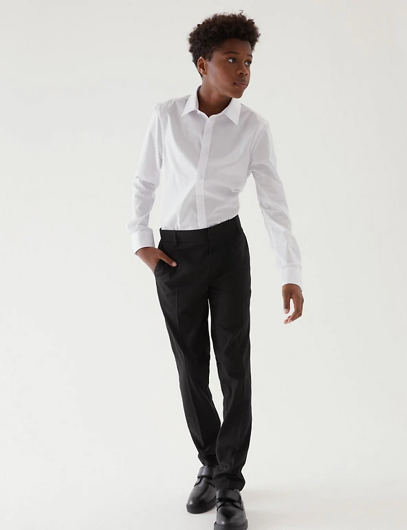 M&S Collection Boys' Super Skinny Slim Fit School Trousers (2-18 Yrs) 3 M&S Collection Boys' Super Skinny Slim Fit School Trousers (2-18 Yrs)