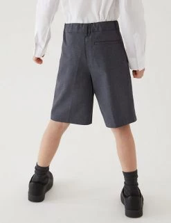 M&S Collection School 2pk Boys' Regular Leg Shorts (2-14 Yrs) 29 M&S Collection School 2pk Boys' Regular Leg Shorts (2-14 Yrs) -School Uniform Sales Store SD 04 T76 4918 T0 X EC 2