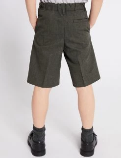 M&S Collection Boys' Regular Leg Pleat Front School Shorts (2-14 Yrs) 11 M&S Collection Boys' Regular Leg Pleat Front School Shorts (2-14 Yrs) -School Uniform Sales Store SD 04 T76 4935 T0 X EC 2