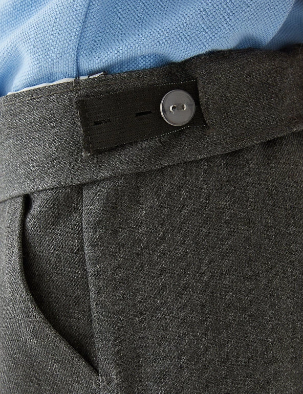 2pk Boys' Plus Fit Cargo School Shorts (4-14 Yrs) 7 2pk Boys' Plus Fit Cargo School Shorts (4-14 Yrs) - Image 5