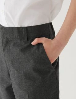 School 2pk Boys' Slim Leg Plus Fit Shorts (4-14 Yrs) -School Uniform Sales Store SD 04 T76 4964P T0 X EC 4