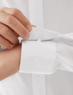 M&S Collection 3pk Boys' Longer Length Easy Iron School Shirts (4-18 Yrs) -School Uniform Sales Store SD 04 T76 5719L Z0 X EC 3