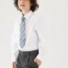 M&S Collection 3pk Boys' Plus Fit Easy Iron School Shirts (4-18 Yrs)