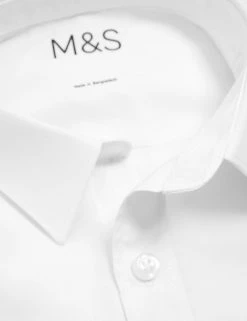 M&S Collection 3pk Boys' Easy Iron School Shirts (2-16 Yrs) -School Uniform Sales Store SD 04 T76 5719 Z0 X EC 8