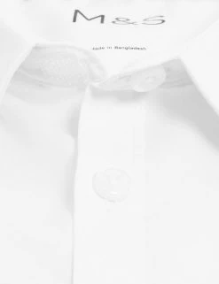 M&S Collection Boys' 2pk Slim Fit Stretch School Shirts (2-16 Yrs) -School Uniform Sales Store SD 04 T76 5753 Z0 X EC 3