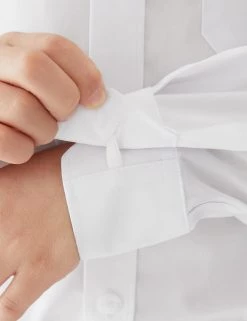 M&S Collection 2pk Boys' Non-Iron School Shirts (2-18 Yrs) -School Uniform Sales Store SD 04 T76 5768 Z0 X EC 2