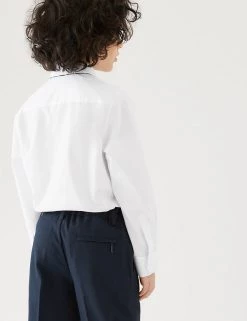M&S Collection 2pk Boys' Non-Iron School Shirts (2-18 Yrs) -School Uniform Sales Store SD 04 T76 5768 Z0 X EC 3