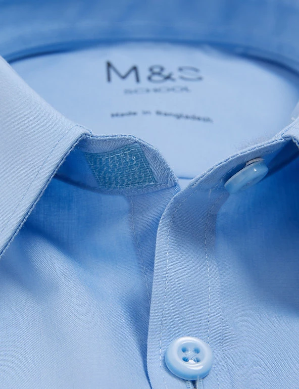 M&S Collection 2pk Boys' Slim Fit Non-Iron School Shirts (2-18 Yrs) 14 M&S Collection 2pk Boys' Slim Fit Non-Iron School Shirts (2-18 Yrs) - Image 12