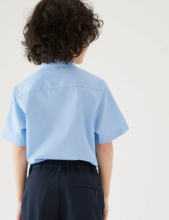 M&S Collection 3pk Boys' Easy Iron School Shirts (2-16 Yrs) 11 M&S Collection 3pk Boys' Easy Iron School Shirts (2-16 Yrs) - Image 9