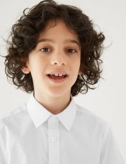 M&S Collection 3pk Boys' Easy Iron School Shirts (2-16 Yrs) 14 M&S Collection 3pk Boys' Easy Iron School Shirts (2-16 Yrs) -School Uniform Sales Store SD 04 T76 5812 Z0 X EC 1