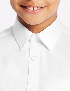 M&S Collection 3pk Boys' Easy Iron School Shirts (2-16 Yrs) 15 M&S Collection 3pk Boys' Easy Iron School Shirts (2-16 Yrs) -School Uniform Sales Store SD 04 T76 5812 Z0 X EC 2