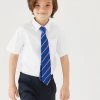 M&S Collection 2pk Boys' Non-Iron School Shirts (2-18 Yrs) -School Uniform Sales Store SD 04 T76 5871 Z0 X EC 0