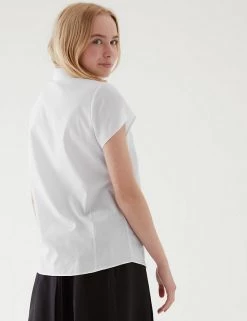 M&S Collection 2pk Girls' Easy Iron School Shirts (2-16 Yrs) 13 M&S Collection 2pk Girls' Easy Iron School Shirts (2-16 Yrs) -School Uniform Sales Store SD 04 T76 5931 Z0 X EC 2