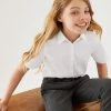 3pk Girls' Slim Fit Easy Iron School Shirts (2-16 Yrs) -School Uniform Sales Store SD 04 T76 5951 Z0 X EC 0