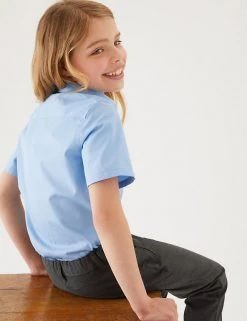M&S Collection 2pk Girls' Slim Fit Non-Iron School Shirts (2-18 Yrs) 24 M&S Collection 2pk Girls' Slim Fit Non-Iron School Shirts (2-18 Yrs) -School Uniform Sales Store SD 04 T76 5984 E0 X EC 2