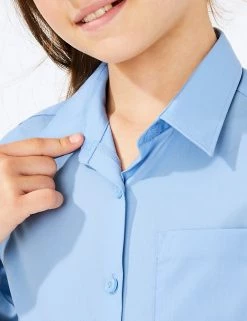 M&S Collection 2pk Girls' Slim Fit Non-Iron School Shirts (2-18 Yrs) 25 M&S Collection 2pk Girls' Slim Fit Non-Iron School Shirts (2-18 Yrs) -School Uniform Sales Store SD 04 T76 5984 E0 X EC 3