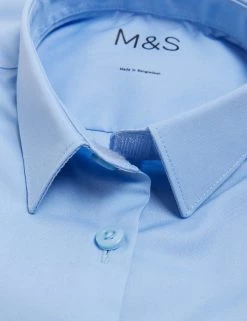 M&S Collection 2pk Girls' Slim Fit Non-Iron School Shirts (2-18 Yrs) 27 M&S Collection 2pk Girls' Slim Fit Non-Iron School Shirts (2-18 Yrs) -School Uniform Sales Store SD 04 T76 5984 E0 X EC 8