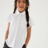 M&S Collection 2pk Regular Fit Easy To Iron School Shirts (2-14 Yrs) -School Uniform Sales Store SD 04 T76 5992 Z0 X EC 0