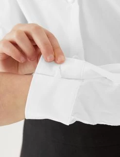 M&S Collection 3pk Girls' Easy Iron School Shirts (2-16 Yrs) -School Uniform Sales Store SD 04 T76 6023 Z0 X EC 3