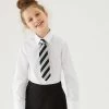 M&S Collection 3pk Girls' Slim Fit Easy Iron School Shirts (2-16 Yrs) -School Uniform Sales Store SD 04 T76 6024 Z0 X EC 0