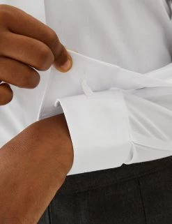 M&S Collection 5pk Girls' Regular Fit Easy To Iron Shirts (2-18 Yrs) -School Uniform Sales Store SD 04 T76 6025 Z0 X EC 3