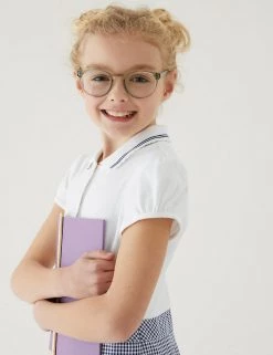 M&S Collection Dresses Girls' 2 In 1 Gingham Pleated School Dress (2-14 Yrs) -School Uniform Sales Store SD 04 T76 6475 F0 X EC 1