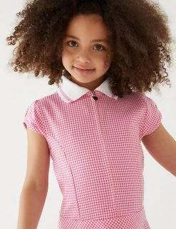 M&S Collection Dresses Girls' Gingham Pleated School Dress (2-14 Yrs) 66 M&S Collection Dresses Girls' Gingham Pleated School Dress (2-14 Yrs) -School Uniform Sales Store SD 04 T76 6477 A0 X EC 1