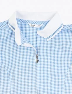 M&S Collection Dresses Girls' Gingham Pleated School Dress (2-14 Yrs) 47 M&S Collection Dresses Girls' Gingham Pleated School Dress (2-14 Yrs) -School Uniform Sales Store SD 04 T76 6477 E1 X EC 4